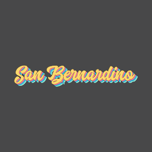 San Bernardino Retro Script T-Shirt