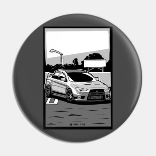 LANCER EVOLUTION EVO X jdm illustration Pin