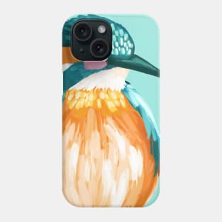 Painty King Fisher Phone Case