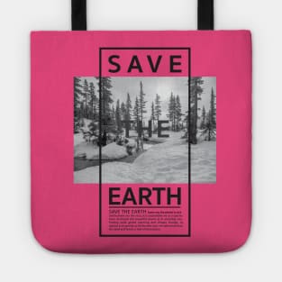 Save the earth Tote