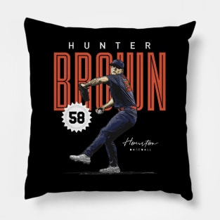 Hunter Brown Houston Card Pillow