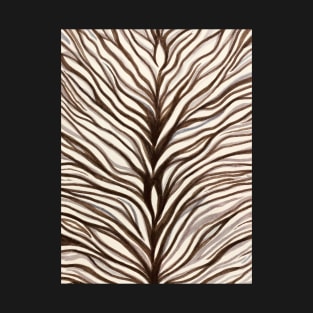 WL Brown Zebra Print T-Shirt