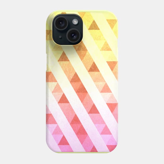 Triangles Lines Pattern Phone Case by Tobe_Fonseca