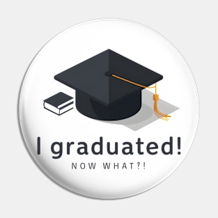 Post-Graduation Ponderings Minimalist Reflections Pin