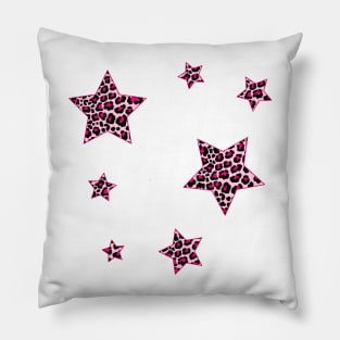 Hot Pink Cheetah Stars Pack Pillow