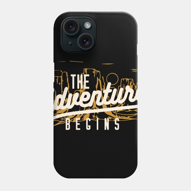 the adventure begins Phone Case by yasserart