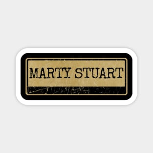 Aliska, text black retro - Marty Stuart Aliska, text black retro Magnet