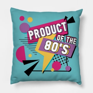 Retro T shirt Product of the 80's -  Gift Men Women Pillow