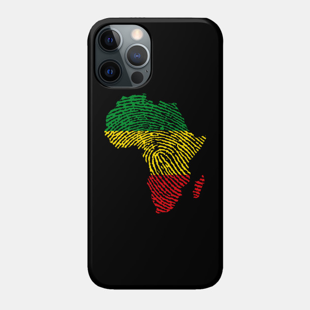 Black History Month Black Lives Matter African Roots Map - Black History Month - Phone Case