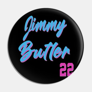 Jimmy Butler Miami Heat Vice Colors Pin