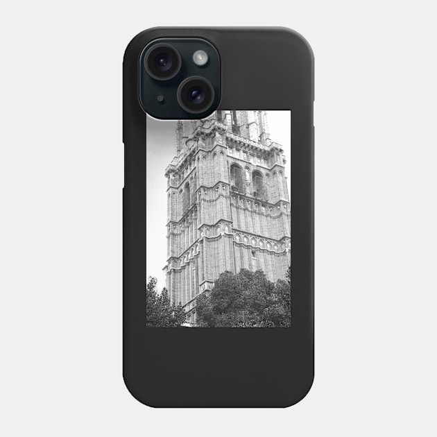 toledo cathedral bell tower I Phone Case by terezadelpilar