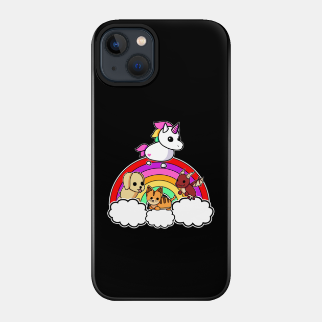 Roblox Rainbow Unicorn Dragon Dog Cat Legendary Pet Birthday Gift For Kids - Roblox - Phone Case