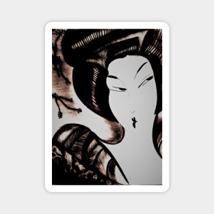 BRONZE GEISHA ,,,,,,House of Harlequin Magnet