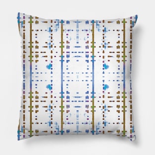 Deconstructed Plaid Pillow