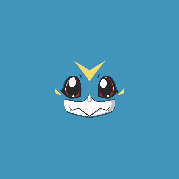 Veemon Face by Artmateur Official