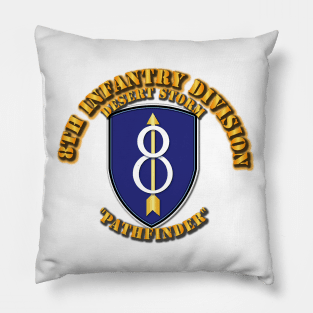 8th Infantry Div - Desert Storm - Pathfinder Pillow