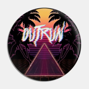 OUTRUN SUN & PALMS #1 Pin