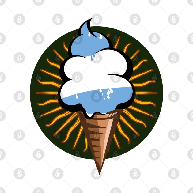 Argentina flag ice cream by mailboxdisco