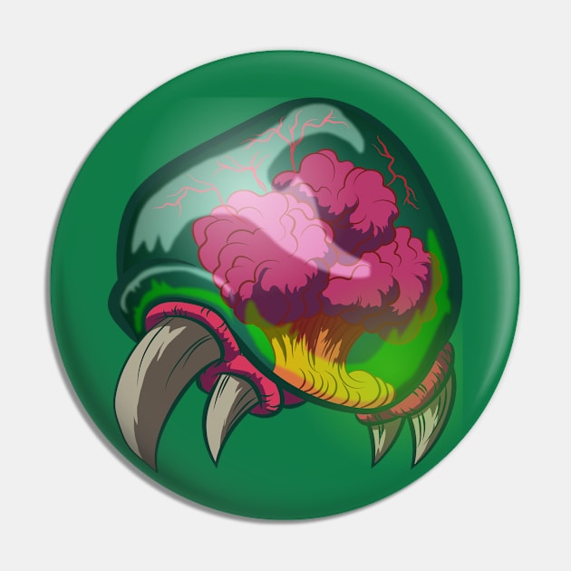 Metroid Larva Pin by Don Güero Laboratories