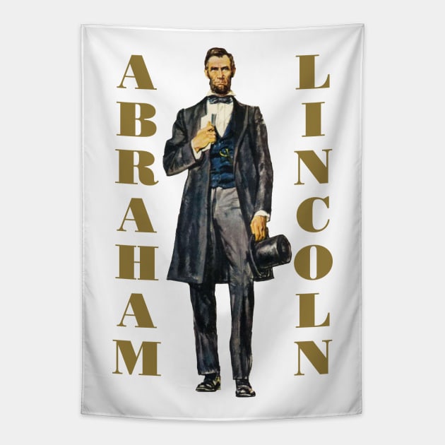 Abraham Lincoln Tapestry by PLAYDIGITAL2020