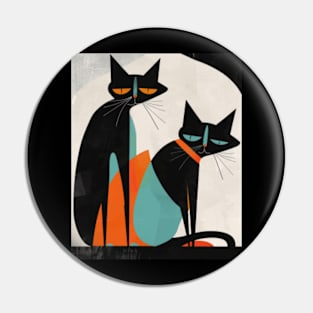 The Cat Mid Century Modern Experience Pin