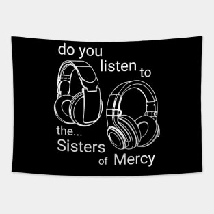 Sisters of mercy - vintage earphone Tapestry