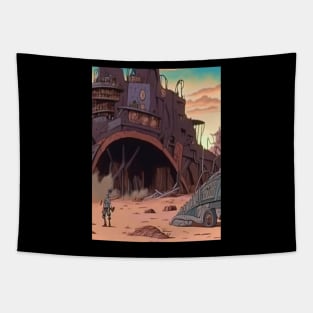 Anime Character Action Tapestry