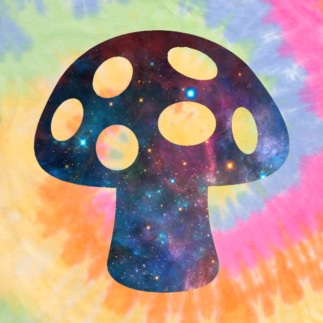 Trippy Mushroom tie dye by raidrival