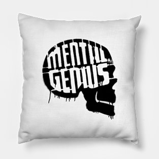 MENTAL GENIUS - Collector black edition Pillow