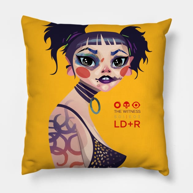 The Witness Pillow by Morts