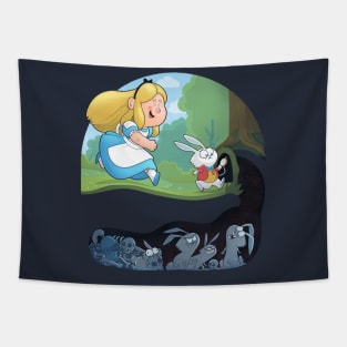 Alice in Troubleland Tapestry