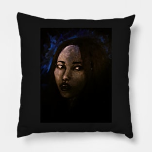 Girl of Grisaille Pillow