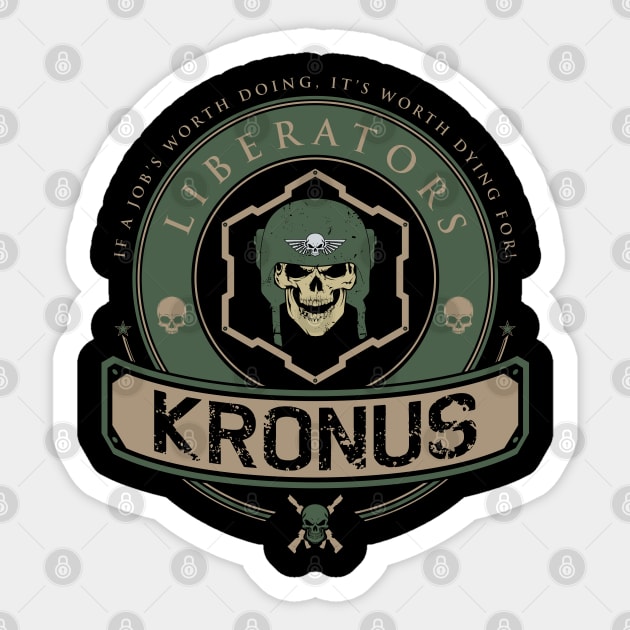 KRONUS - CREST - Warhammer - Sticker