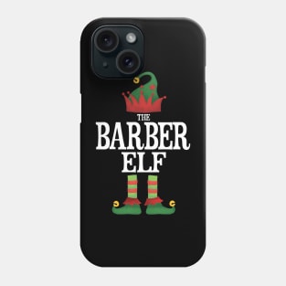 Barber Elf Matching Family Group Christmas Party Pajamas Phone Case