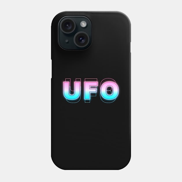 UFO Phone Case by Sanzida Design