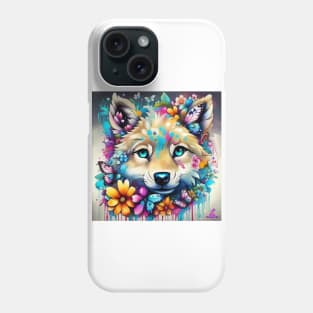 VIBRANT VISIONS (WOLF CUB) Phone Case