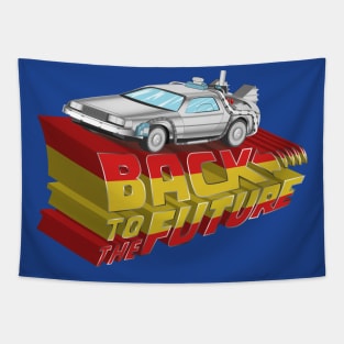 Back To The Future Delorean Tapestry