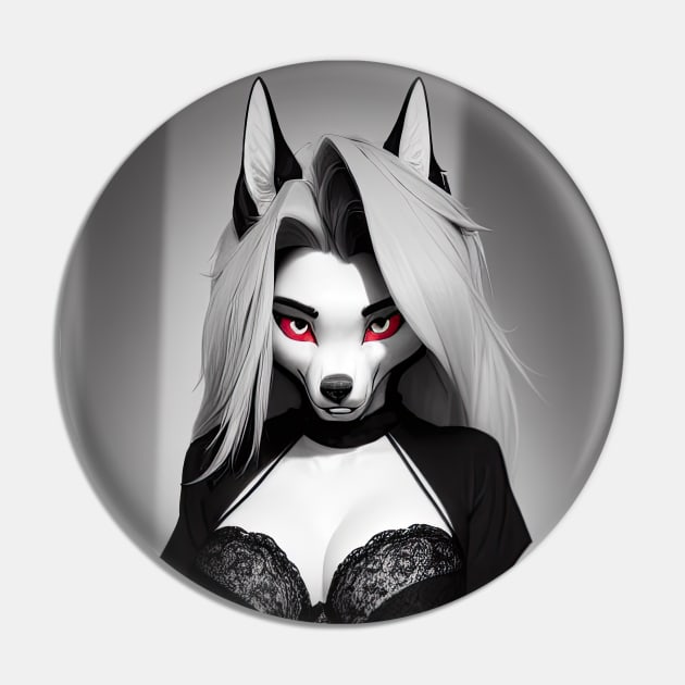 Helluva Boss Loona The Wolf (sfw) Classic - Helluva Boss Loona - Sticker