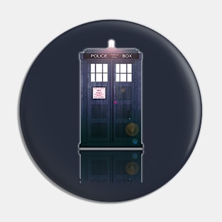 Tardis Shine Pin