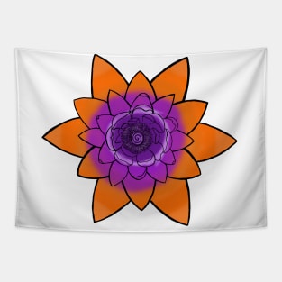 Clemson Lotus Flower Tapestry