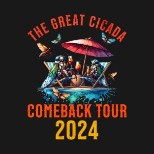 The Great Cicada Comeback Tour 2024 T-Shirt