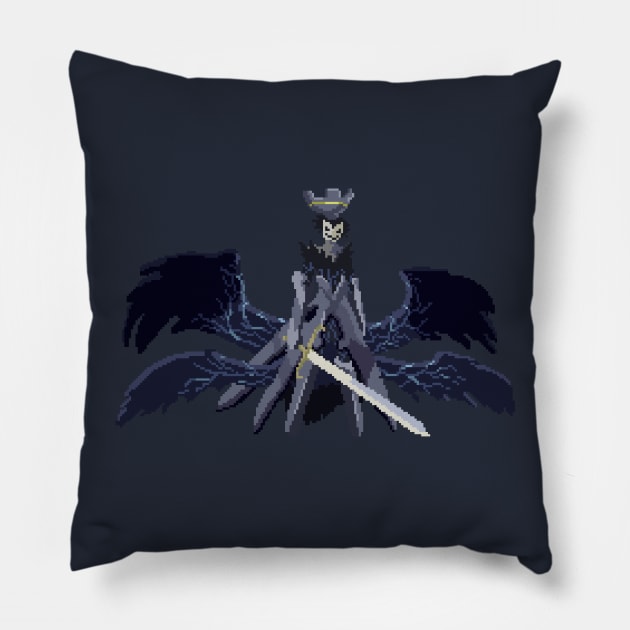 Death Avatar Pillow by ZioCorvid