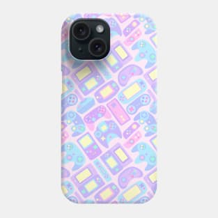 Video Game Controllers in Pastel Phone Case