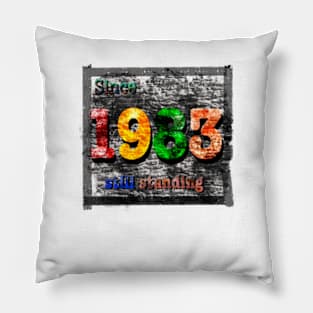 1983 still standing Pillow