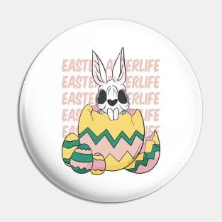 Creepy Easter Bunny Pin