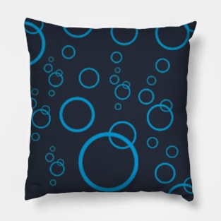 Pattern of balls or circles, water bubbles Pillow