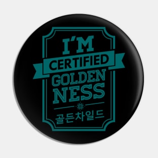 Certified GOLDEN CHILD GOLDENNESS Pin