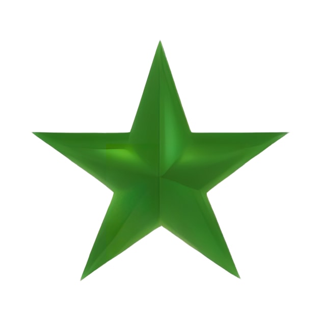 Green Esperanto Star by AlienMirror