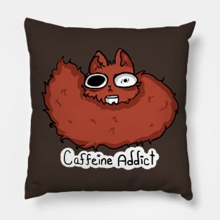 Caffeine dependent Squirrel Pillow