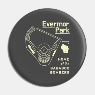 Evermor Park - Home of the Baraboo Bombers! (light) Pin